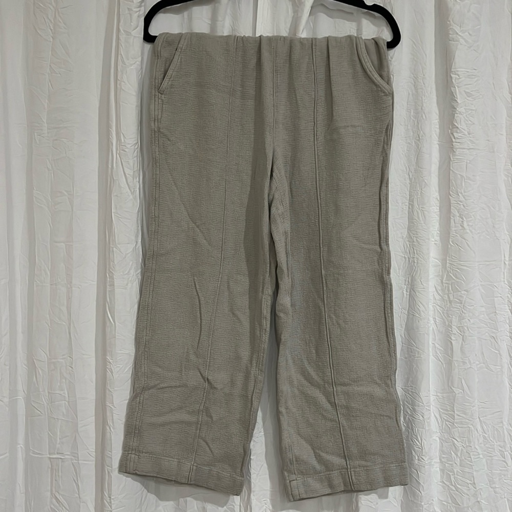MADEWELL linen, crop pants